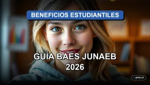 Joven estudiante sonriendo con confianza en un moderno campus universitario, representando el acceso a los beneficios BAES para el año 2026. Imagen inspiradora para la educación superior.
